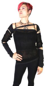 Dark futuristic clothing