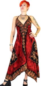 Batik Scarf Dress