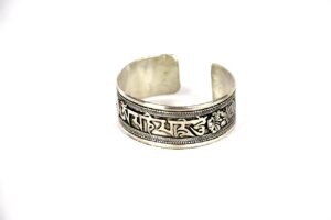 tibetan cuff, silver bracelet